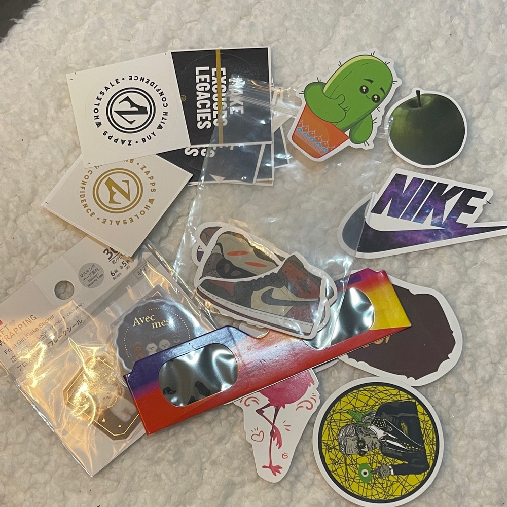 Nike Vibrant Sticker Collection and more types of stickers
